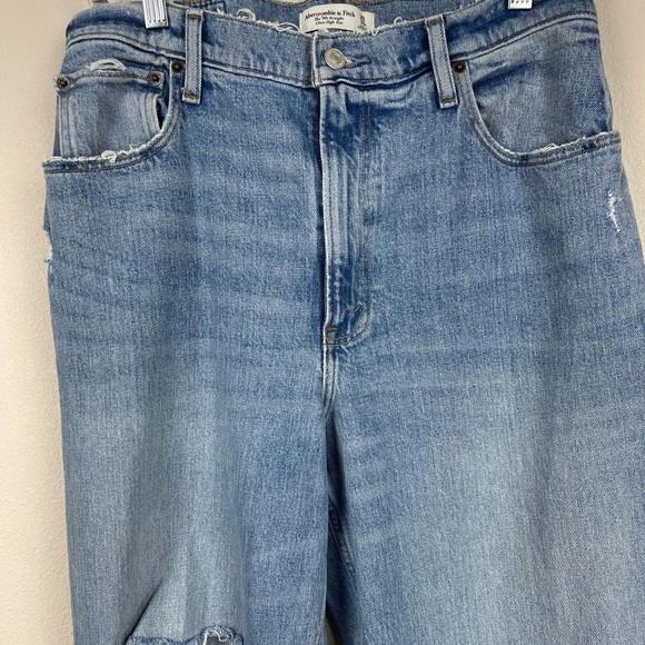 Abercrombie 90’s straight ultra high rise jeans sz 30 - Picture 3 of 6